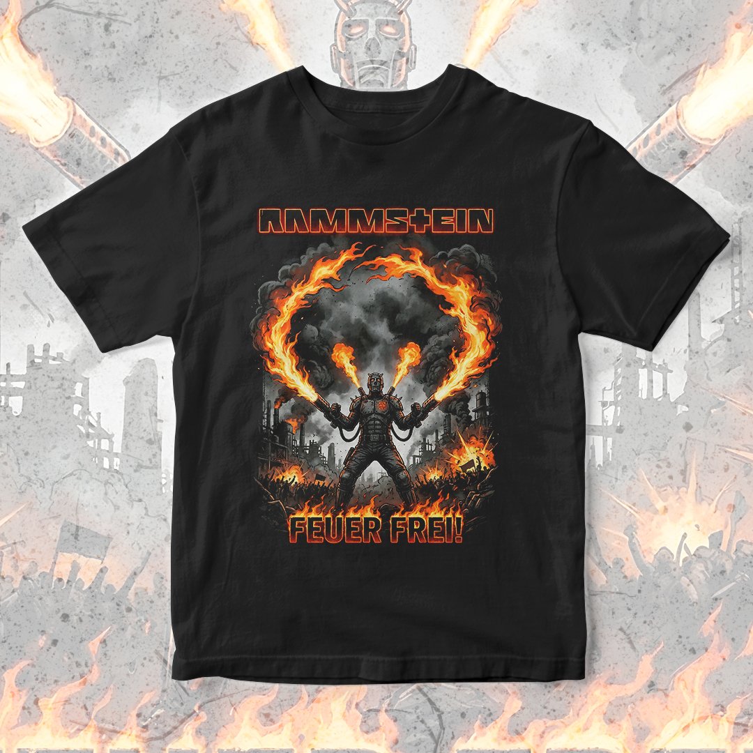 Nome do produto: Camiseta Rammstein | Feuer Frei