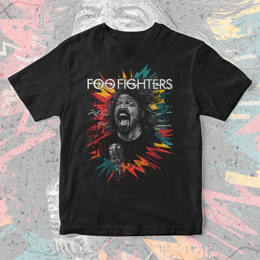 Nome do produto: Camiseta Foo Fighters | Grohl Yell