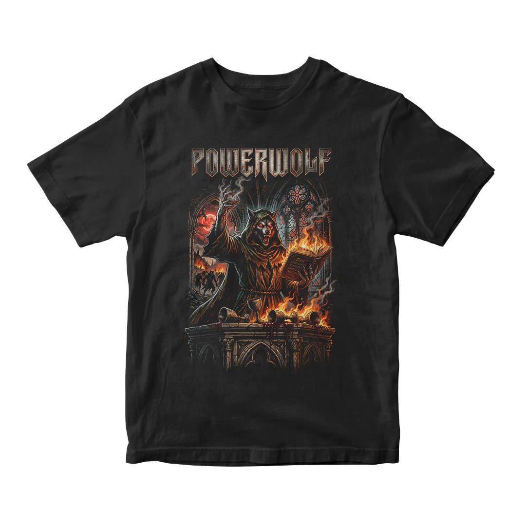 Nome do produto: Camiseta Prime Powerwolf | Bible Of The Beast