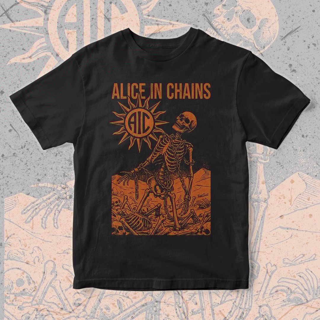 Nome do produto: Camiseta Alice in Chains | Death by Dirt