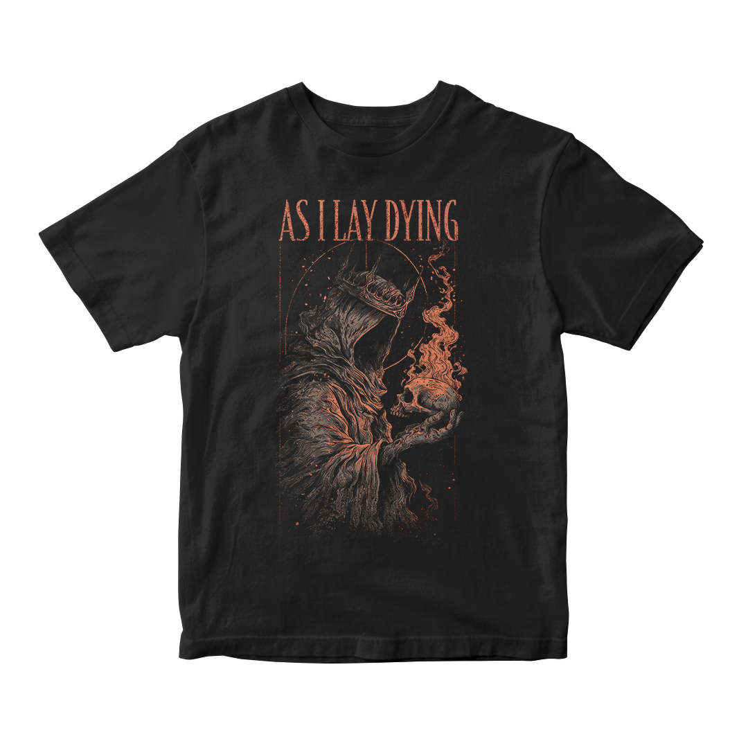 Nome do produto: Camiseta Essencial As I Lay Dying | Crowned in Ruin