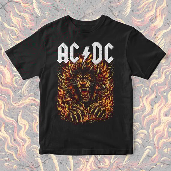 Camiseta AC/DC | Hell Lion