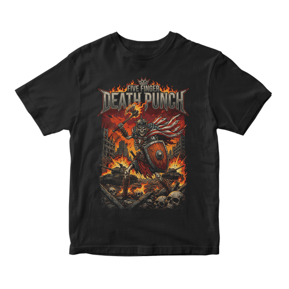 Camiseta Essencial Five Finger Death Punch | Death Axe