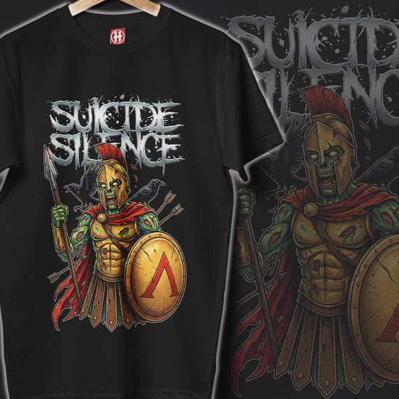 Camiseta Suicide Silence | Undead Spartan