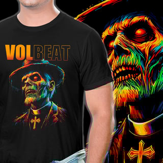 Nome do produto Camiseta Volbeat | The Outlaw Reverend