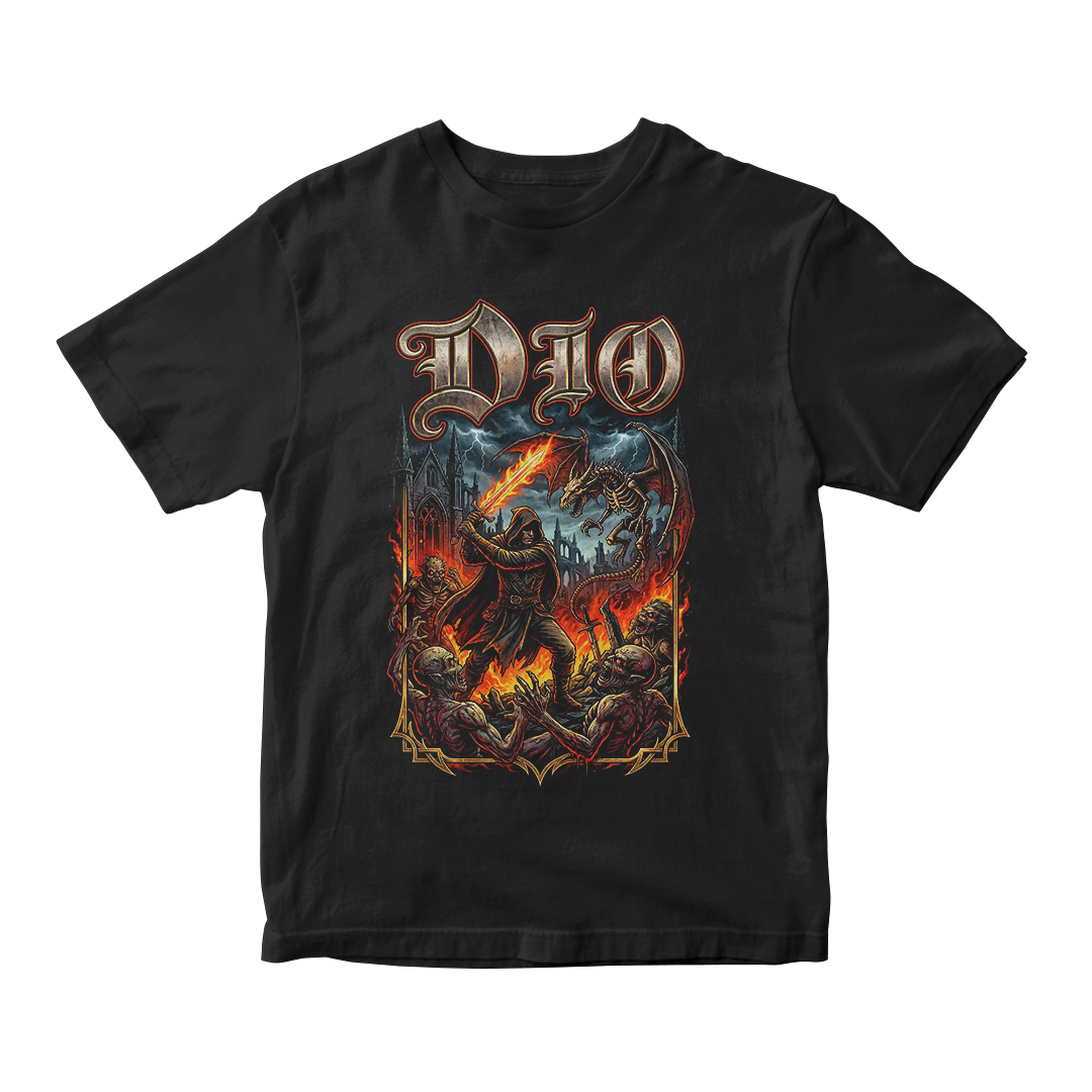 Camiseta Essencial Dio | Burning Blade