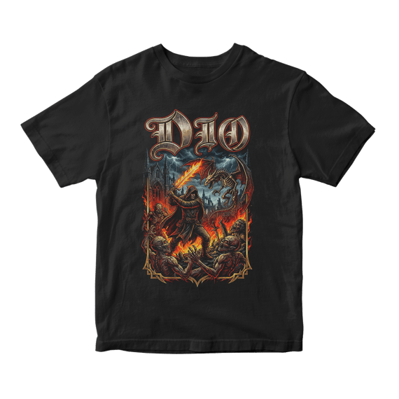 Camiseta Essencial Dio | Burning Blade