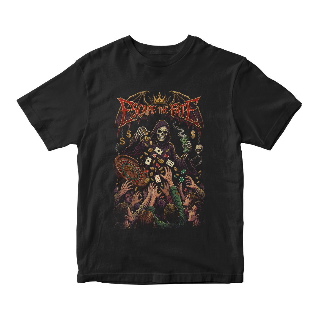 Nome do produto: Camiseta Essencial Escape The Fate | One For The Money