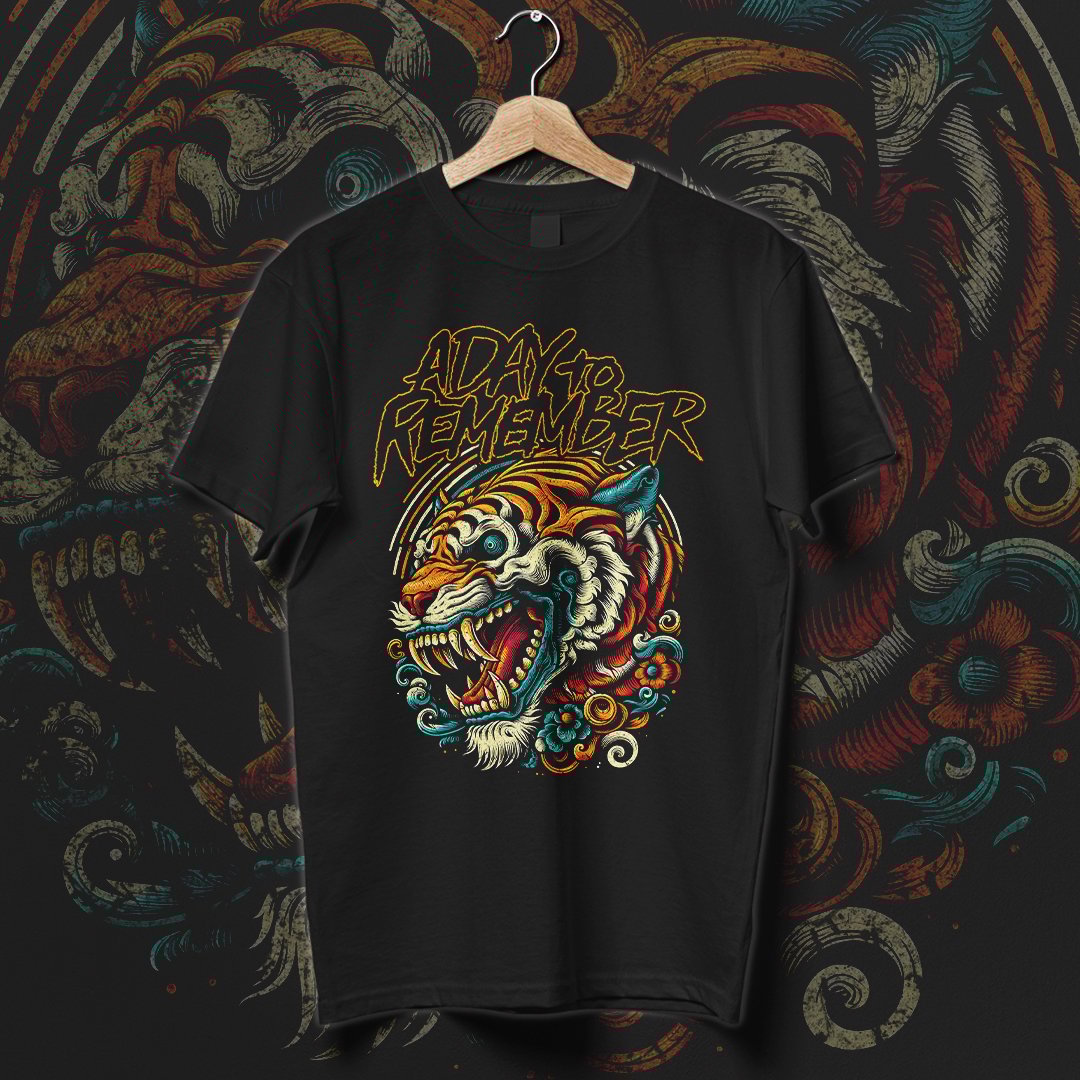 Nome do produto: Camiseta A Day To Remember | Striped Fury