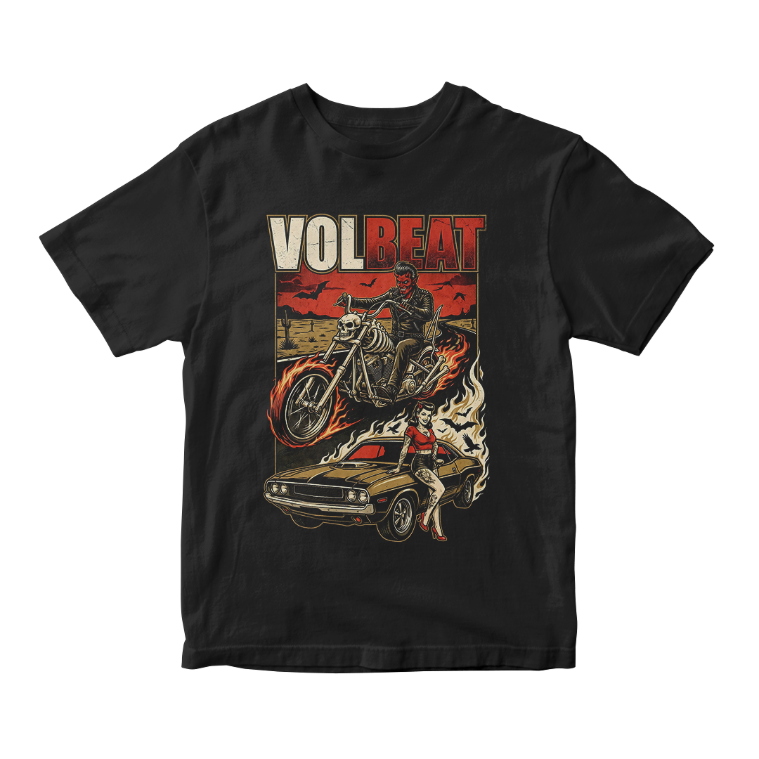 Nome do produto: Camiseta Prime Volbeat | Devil Highway