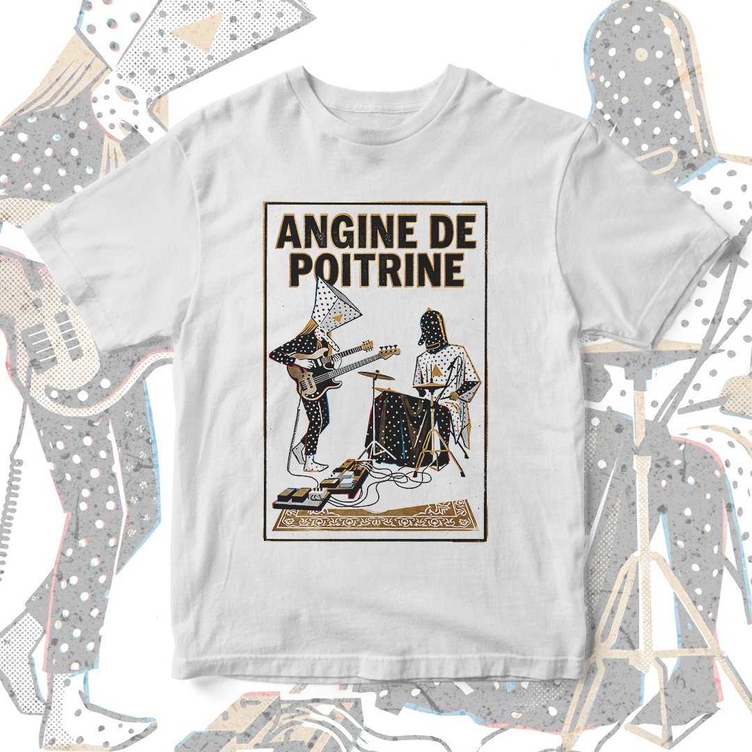 Nome do produto: Camiseta Angine de Poitrine | Khn et Klek