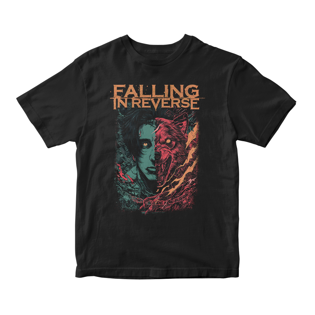 Nome do produto: Camiseta Essencial Falling in Reverse | Chained Beast