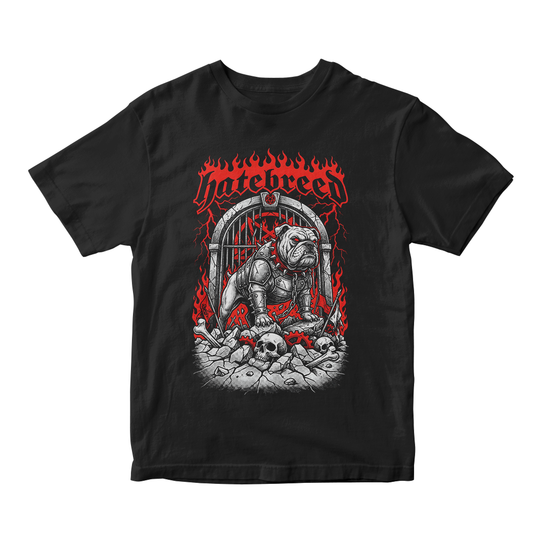 Nome do produto: Camiseta Essencial Hatebreed | Bulldog Of Hate