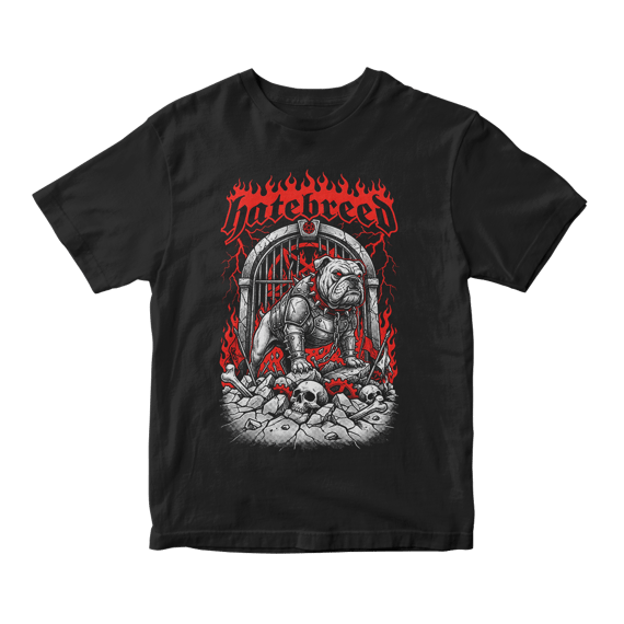 Camiseta Essencial Hatebreed | Bulldog Of Hate