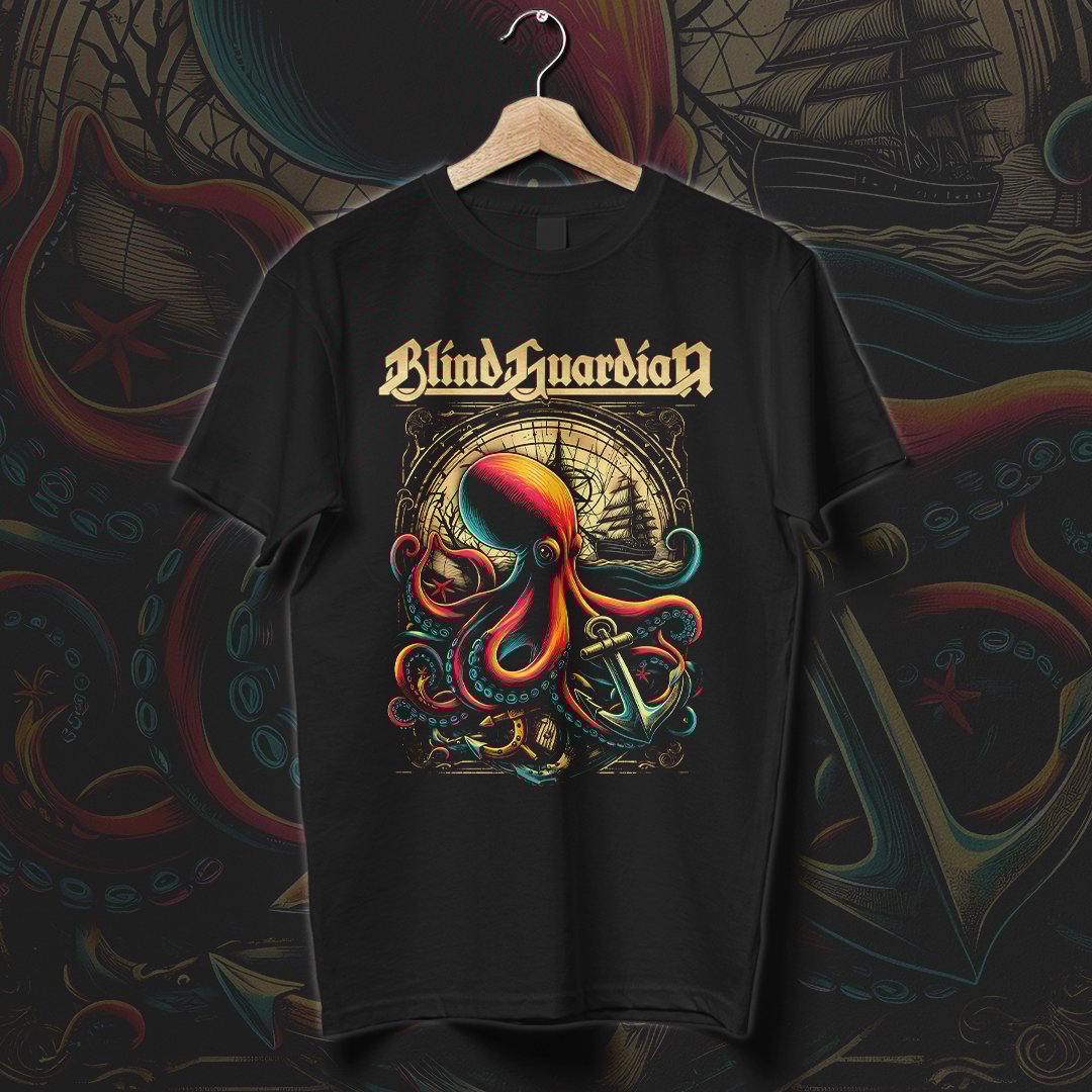 Nome do produto: Camiseta Blind Guardian | Twilight Tentacles