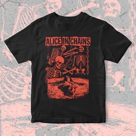 Camiseta Alice in Chains | Dirt Skulls