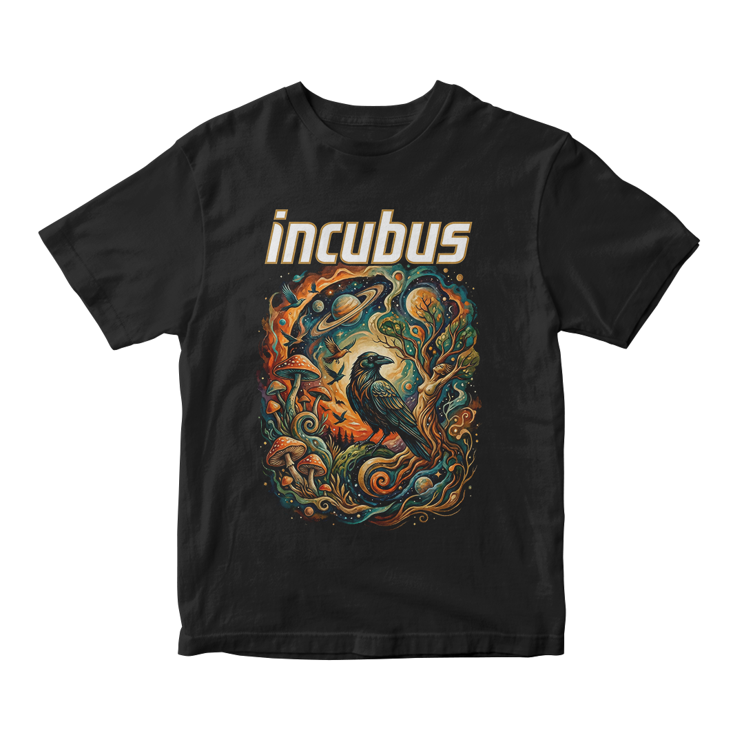Nome do produto: Camiseta Essencial Incubus | Cosmic Raven