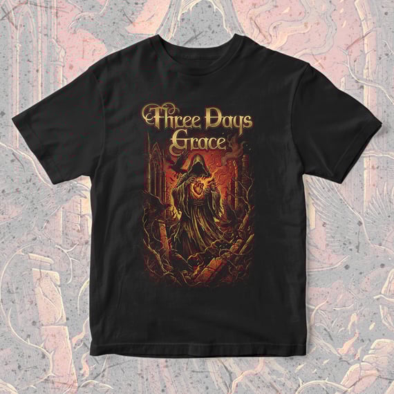 Camiseta Three Days Grace | Burn The Ruins