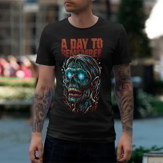 Nome do produto Camiseta A Day To Remember | Neon Undead