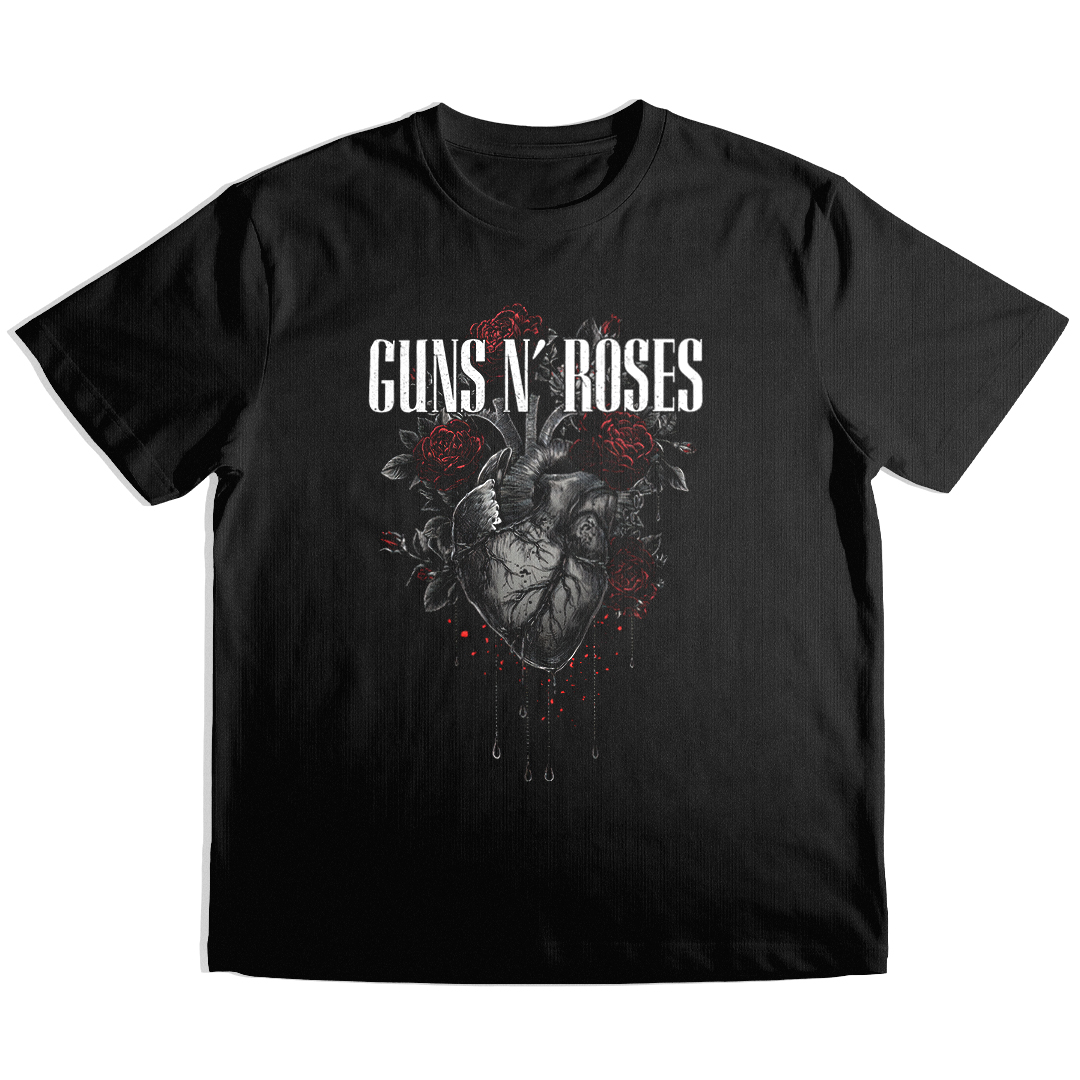 Camiseta Essencial Guns n Roses | Heart of Roses
