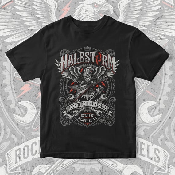 Camiseta Halestorm | Rock n Roll Rebels