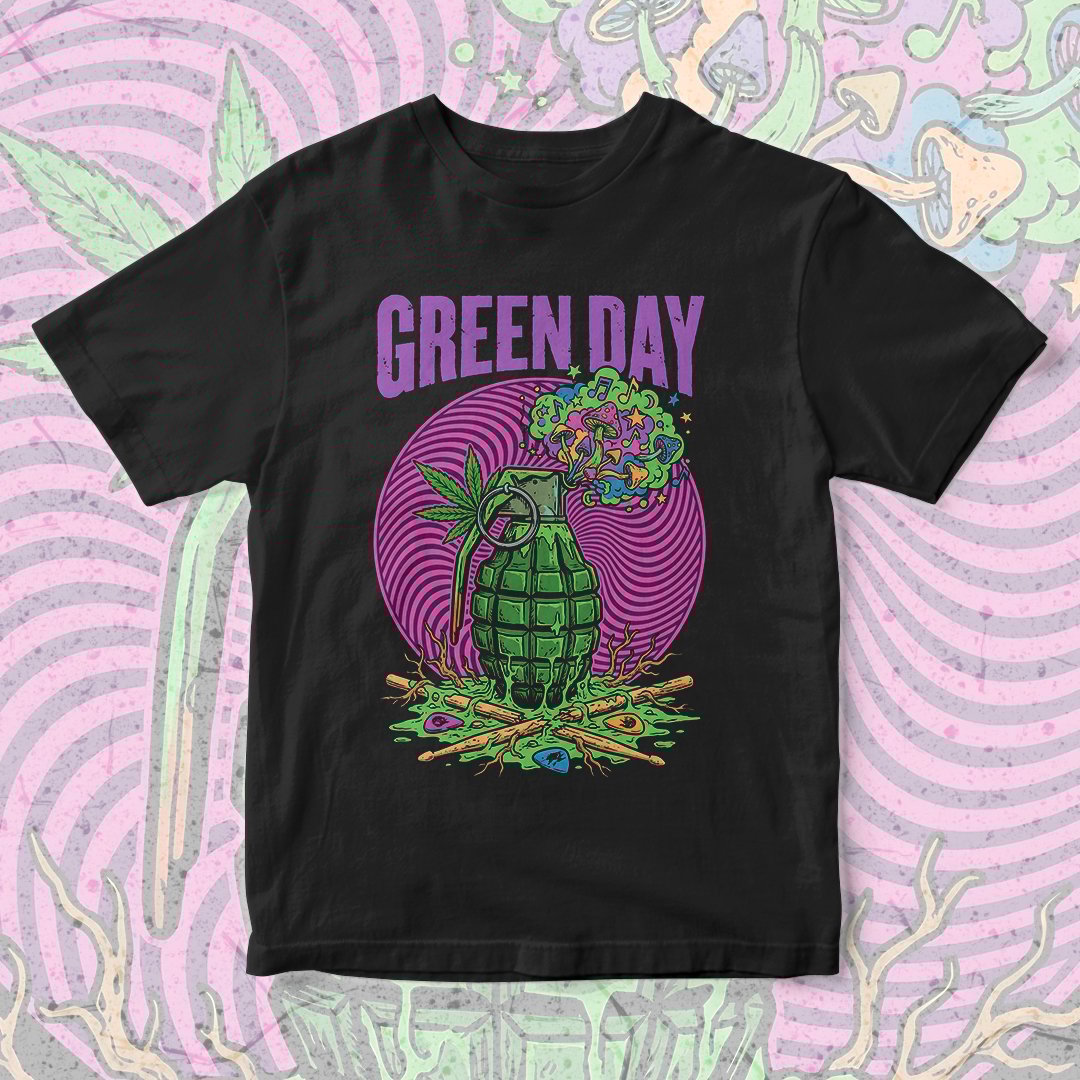 Nome do produto: Camiseta Green Day | Trippy Bomb