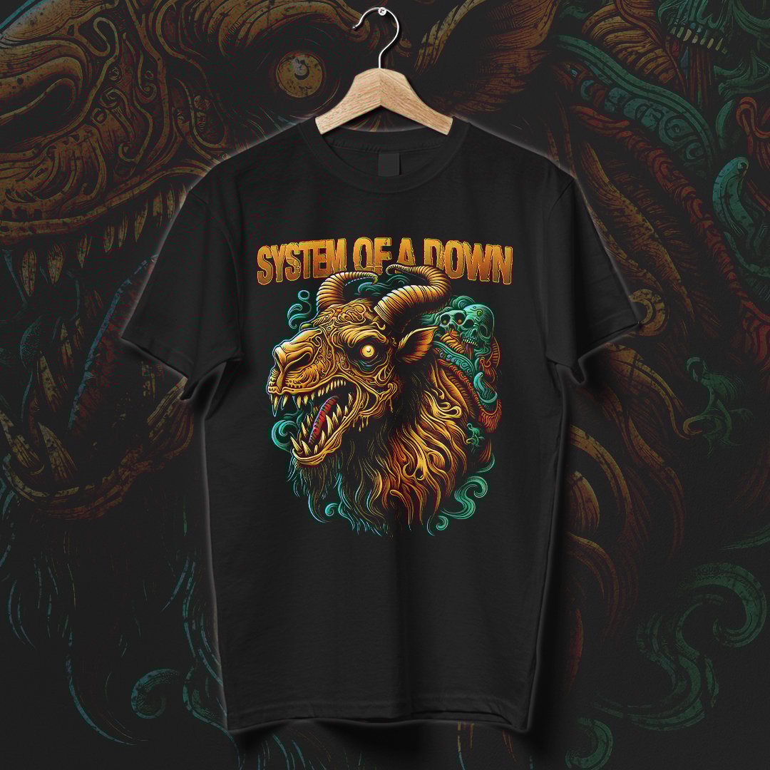 Nome do produto: Camiseta System Of A Down | Toxic Goat