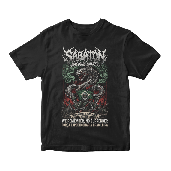 Camiseta Prime Sabaton | Smoking Snakes #3