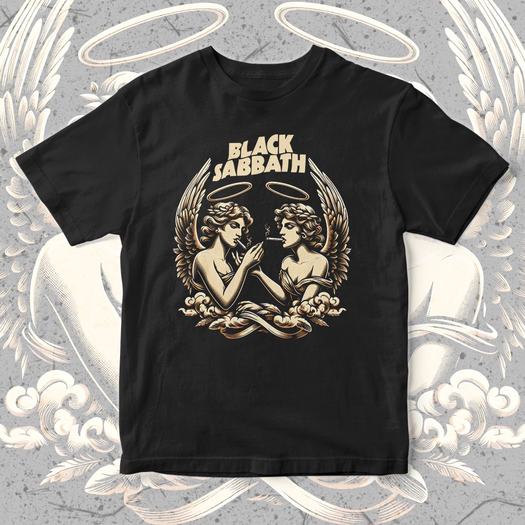 Nome do produto: Camiseta Black Sabbath | Smoking Angels