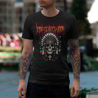 Nome do produto Camiseta Job For A Cowboy | Warchief’s Demise