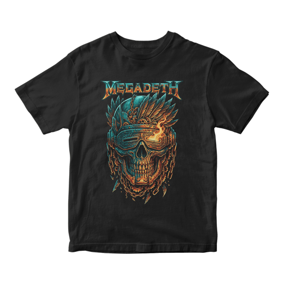 Camiseta Prime Megadeth | Flaming Vic