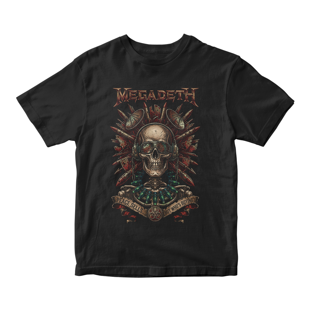 Nome do produto: Camiseta Prime Megadeth | Peace Sells...