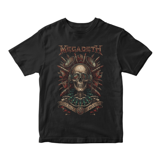 Camiseta Prime Megadeth | Peace Sells...