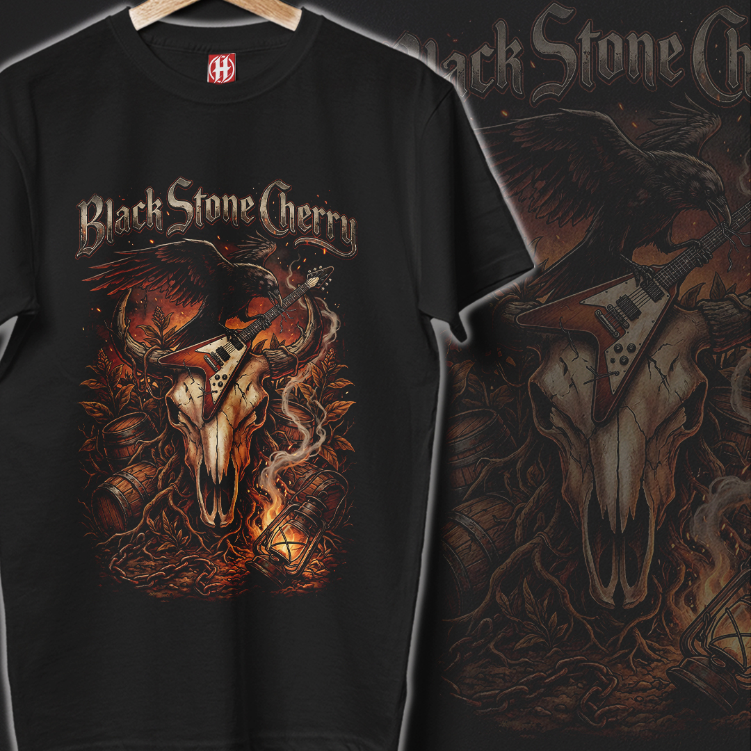 Camiseta Essencial Black Stone Cherry | Southern Ritual