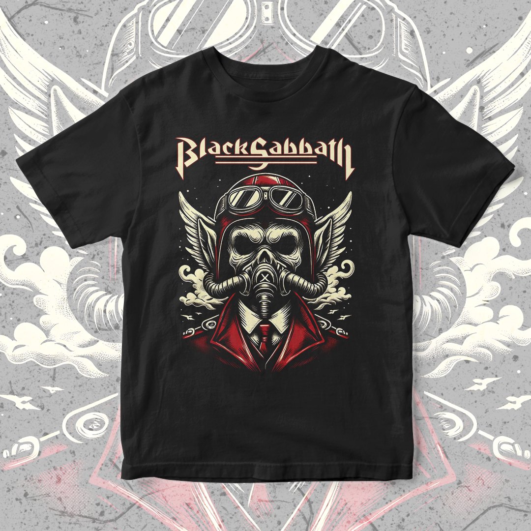 Nome do produto: Camiseta Black Sabbath | Sabbath Pilot