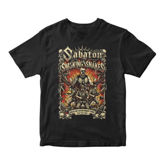 Camiseta Prime Sabaton | Smoking Snakes #2