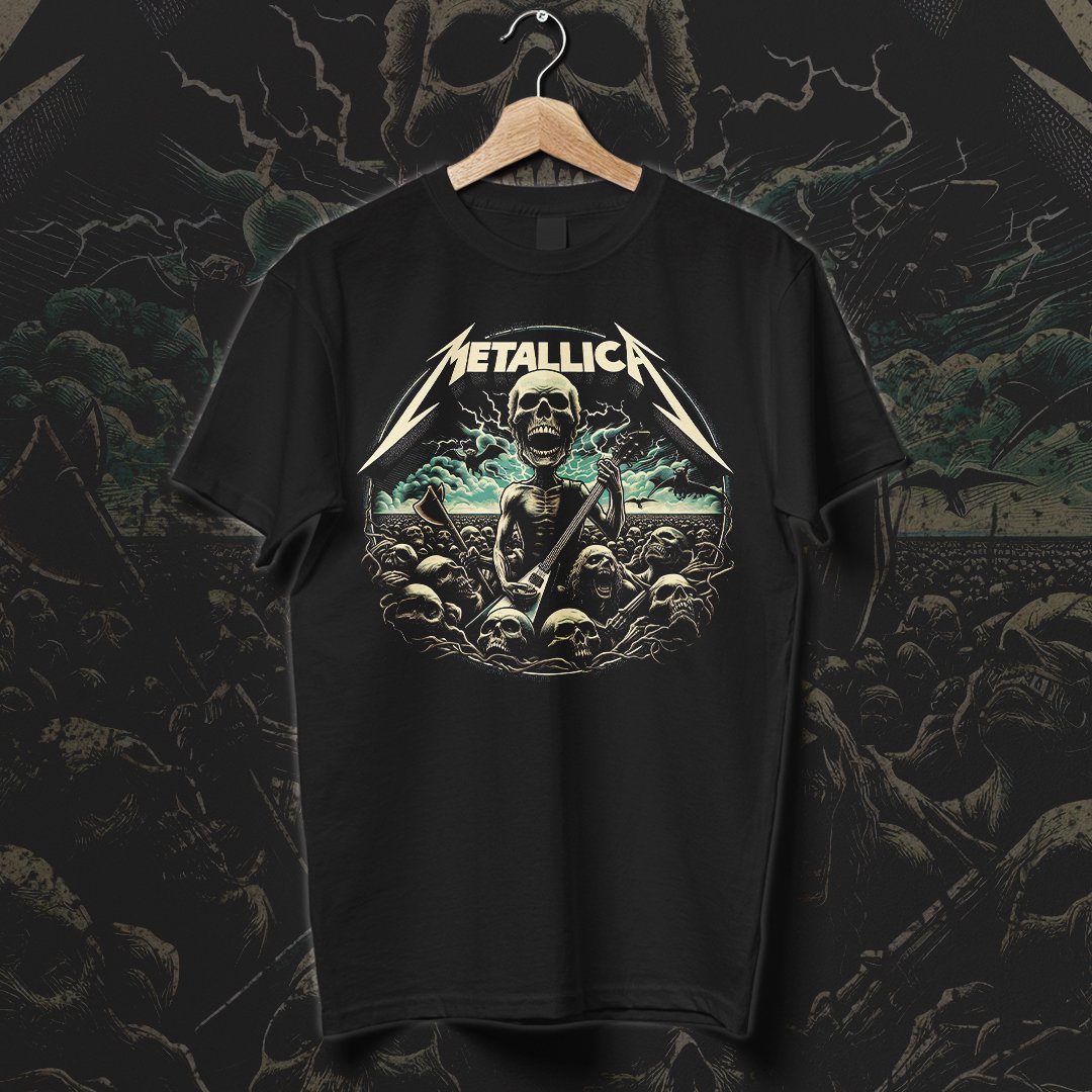 Nome do produto: Camiseta Metallica | Dead but Loud