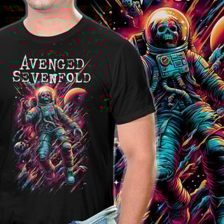 Nome do produto Camiseta Avenged Sevenfold | Lost in Cosmic