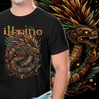 Nome do produto Camiseta Ill Niño | Quetzacoatl 