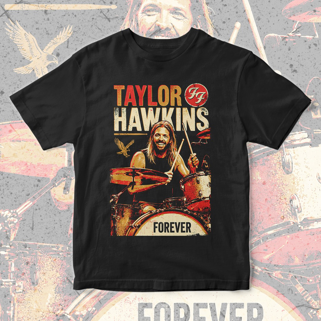 Nome do produto: Camiseta Taylor Hawkins | Forever Hawkins