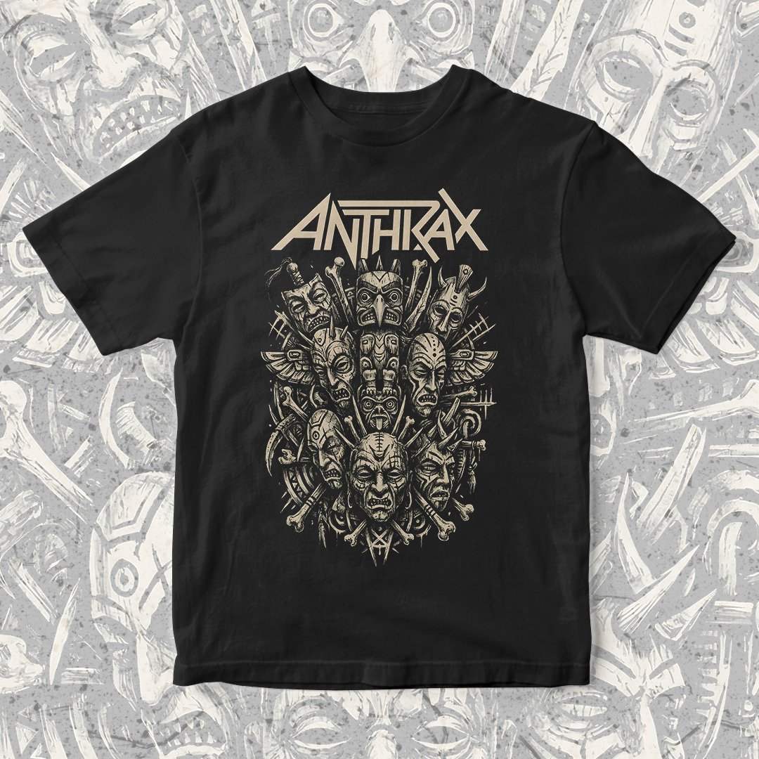 Nome do produto: Camiseta Anthrax | Worship The Tribe