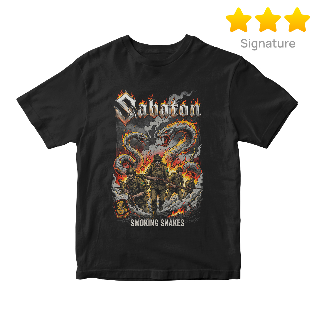 Camiseta Signature Sabaton | Smoking Snakes