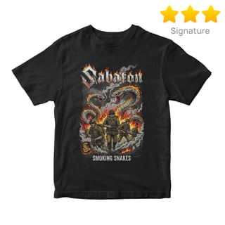 Camiseta Signature Sabaton | Smoking Snakes
