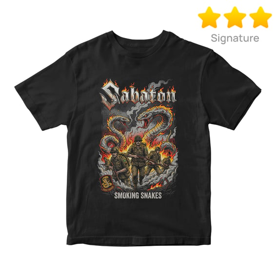 Camiseta Signature Sabaton | Smoking Snakes