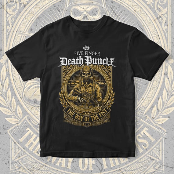 Camiseta Five Finger Death Punch | Frontline Skull