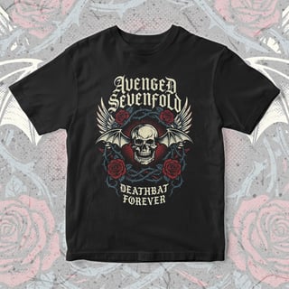 Nome do produto Camiseta Avenged Sevenfold | Deathbat Forever