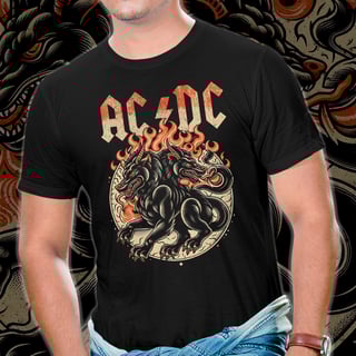 Nome do produto Camiseta AC/DC | Double Hellhound