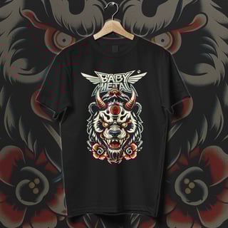 Camiseta Baby Metal | Gimme Panda!!