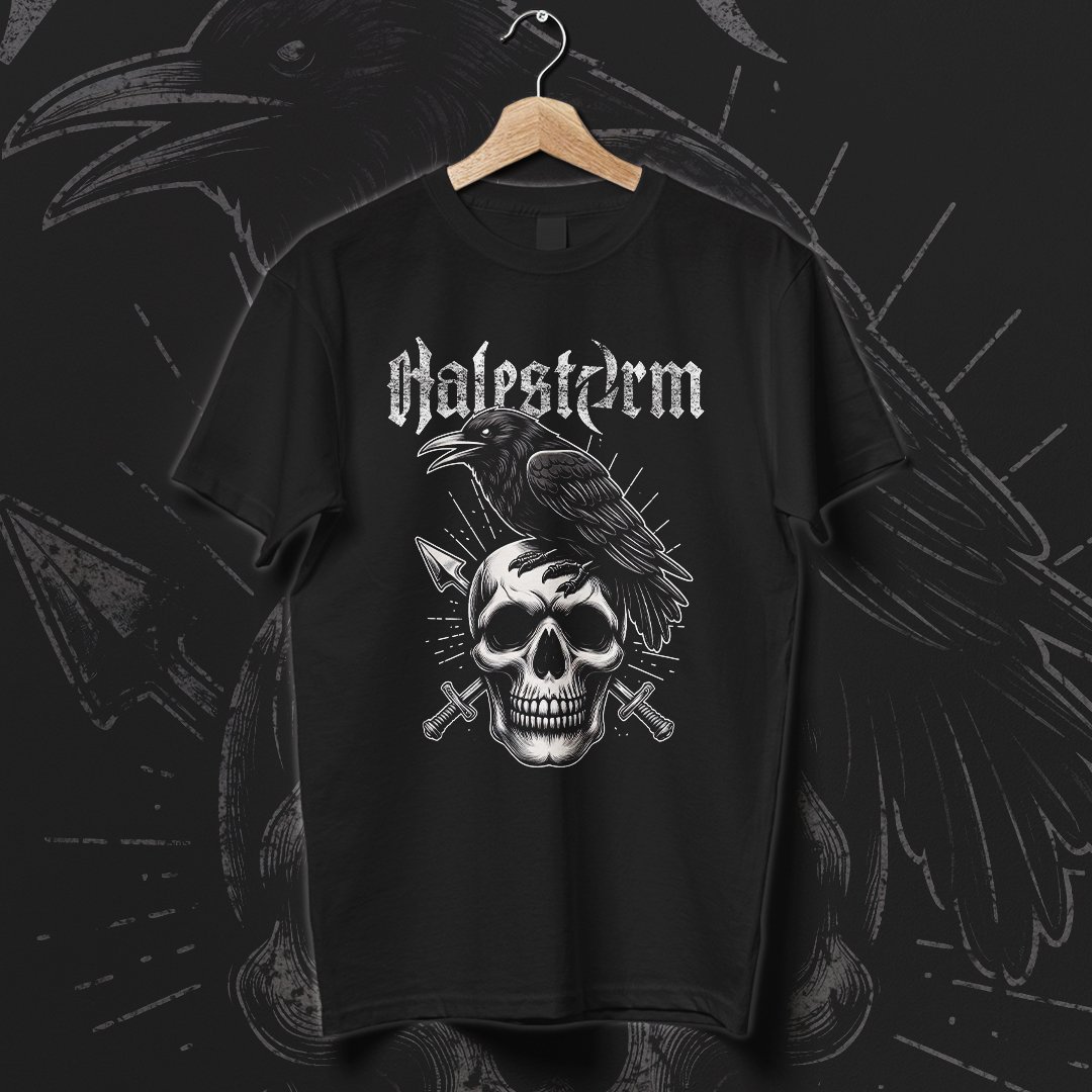 Nome do produto: Camiseta Halestorm | Raven’s Requiem