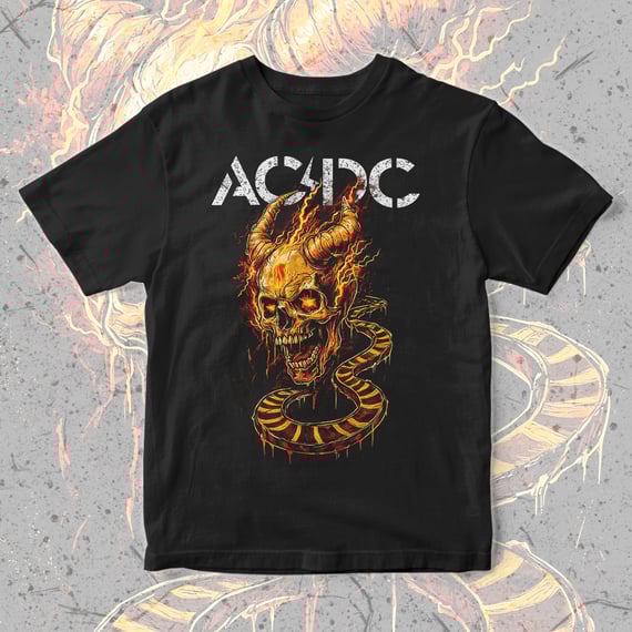 Camiseta AC/DC | Highway Skull